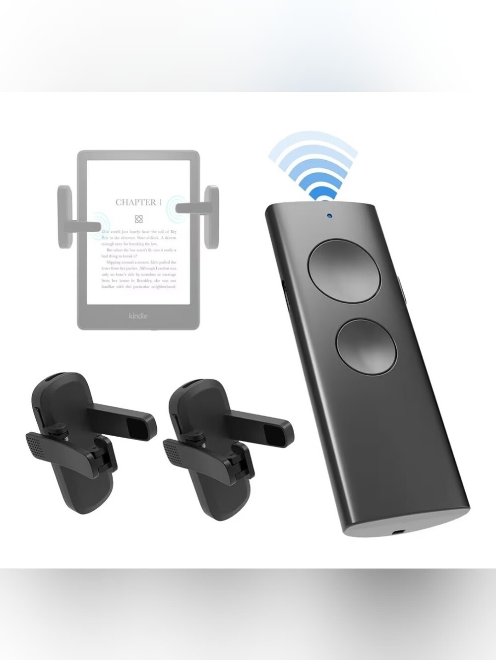 Remote Page Turner for Kindle, Forward & Backward, Works with Oasis Kobo eReader